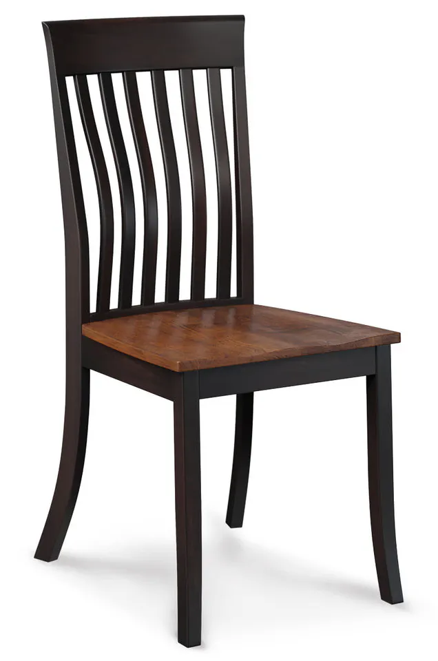 Simply Amish ECLO3-02A-W Loft III Side Chair w/ Wood Seat Simply Amish ECLO3-02A-W Loft III Side Chair w/ Wood Seat