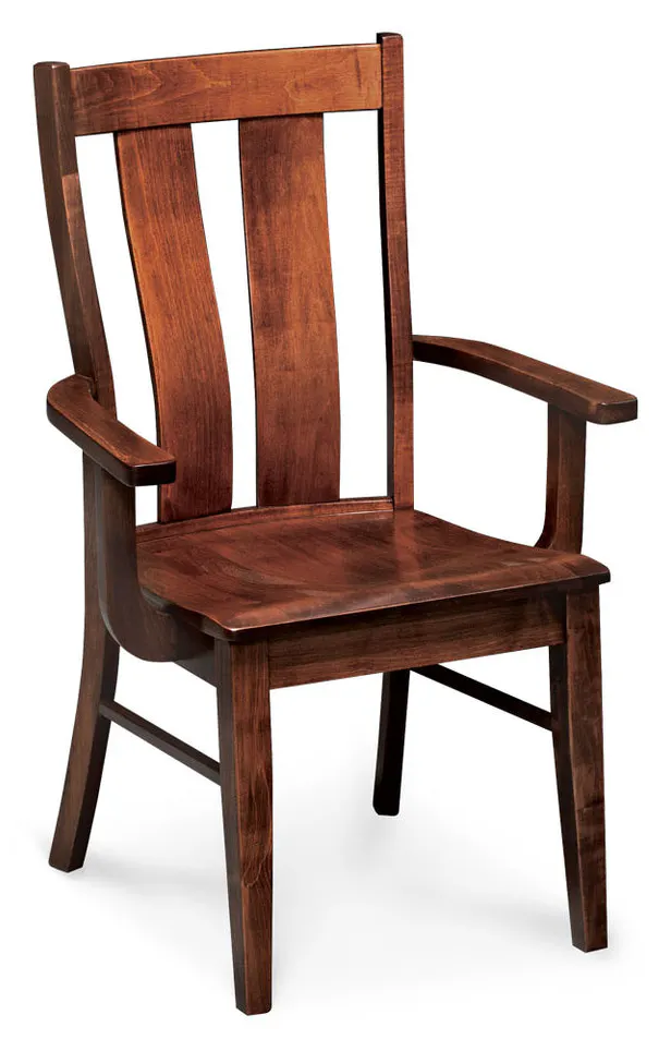 Simply Amish ECMIT-01A-F Mitchell Arm Chair w/ Fabric Cushion Seat Simply Amish ECMIT-01A-F Mitchell Arm Chair w/ Fabric Cushion Seat