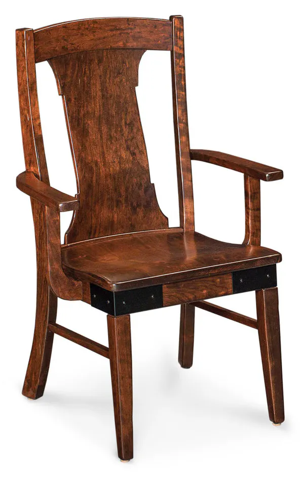 Simply Amish ECMOK-01A-F Montauk Arm Chair w/ Fabric Cushion Seat Simply Amish ECMOK-01A-F Montauk Arm Chair w/ Fabric Cushion Seat