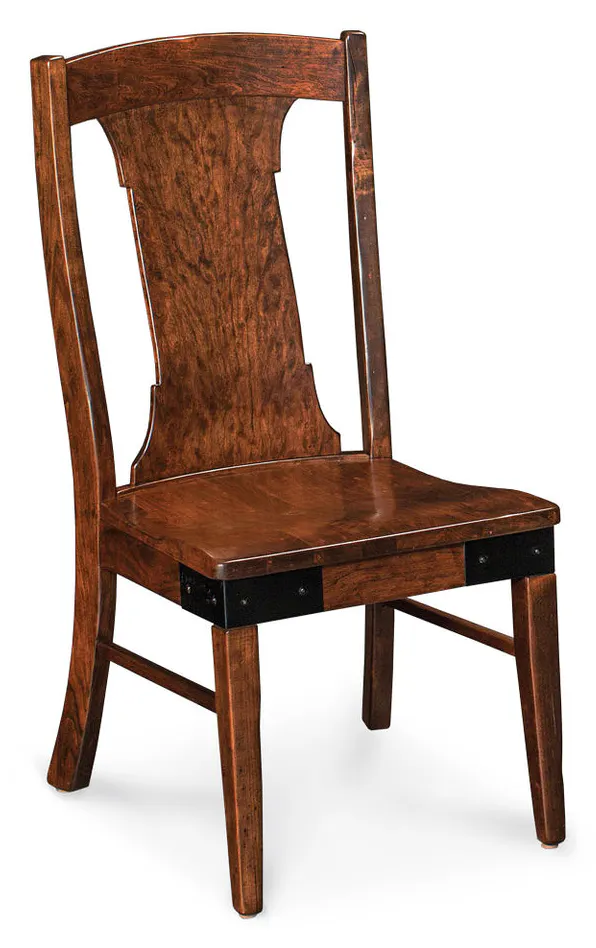 Simply Amish ECMOK-02A-L Montauk Side Chair w/ Leather Cushion Seat Simply Amish ECMOK-02A-L Montauk Side Chair w/ Leather Cushion Seat