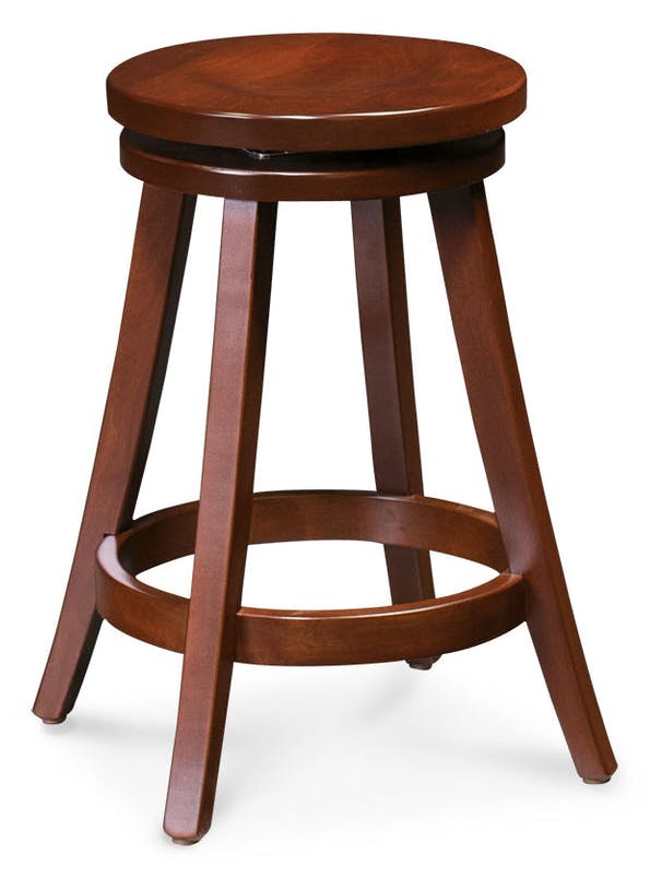 Simply Amish ECPTL-14D-W Portland Swivel Barstool, 18" Seat Height Simply Amish ECPTL-14D-W Portland Swivel Barstool, 18" Seat Height