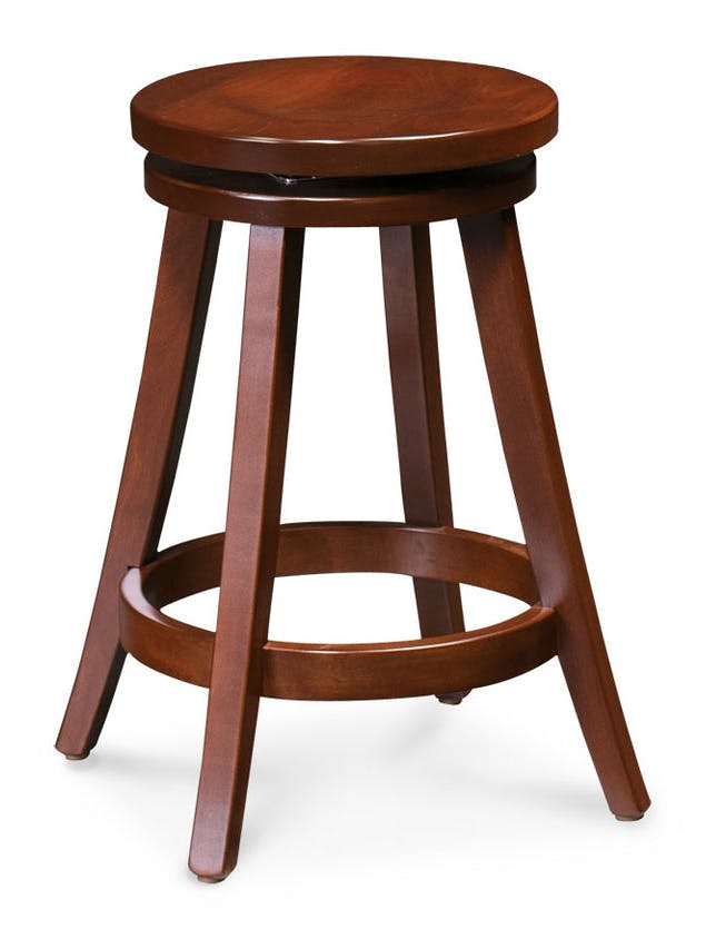 Simply Amish ECPTL-14D-W Portland Swivel Barstool, 18" Seat Height Simply Amish ECPTL-14D-W Portland Swivel Barstool, 18" Seat Height