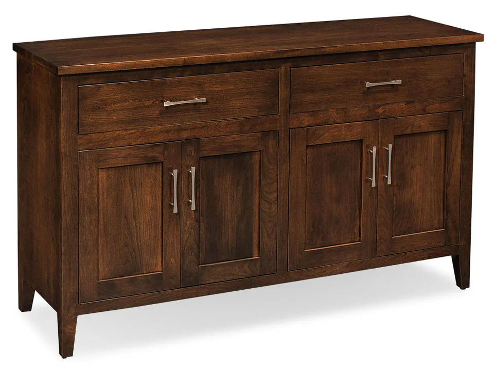 Simply Amish ESCRA-G28D Crawford Buffet with Legs,72"w - Features one adjustable shelf on each side Simply Amish ESCRA-G28D Crawford Buffet with Legs,72"w - Features one adjustable shelf on each side