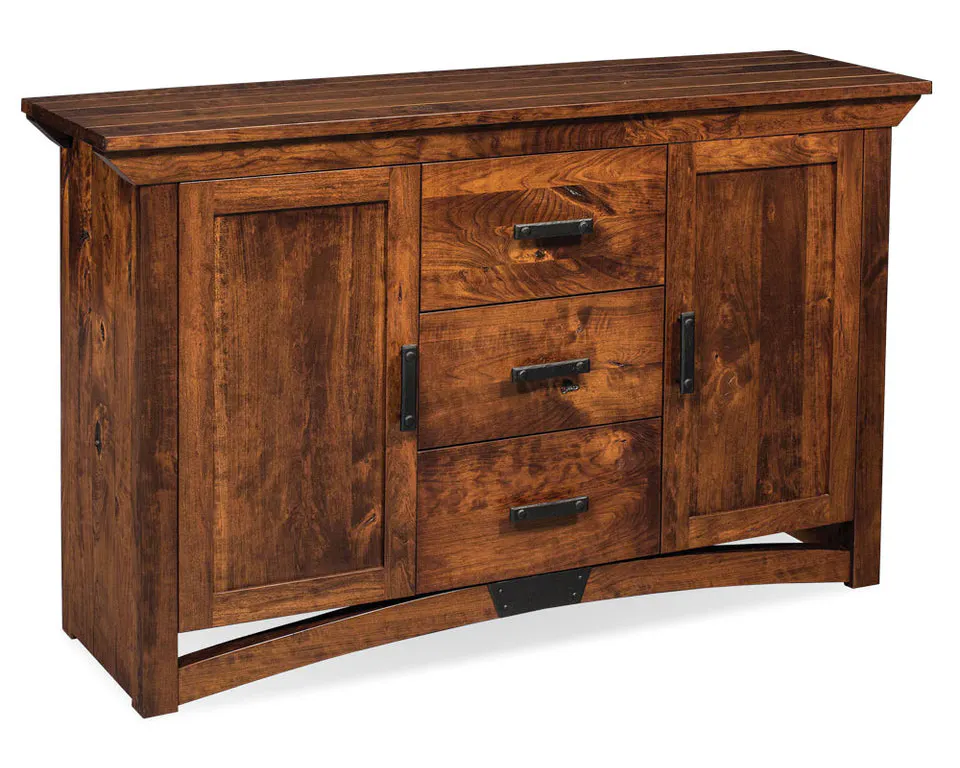Simply Amish ESTRB-G27C B&O Railroad Trestle Bridge Buffet Simply Amish ESTRB-G27C B&O Railroad Trestle Bridge Buffet