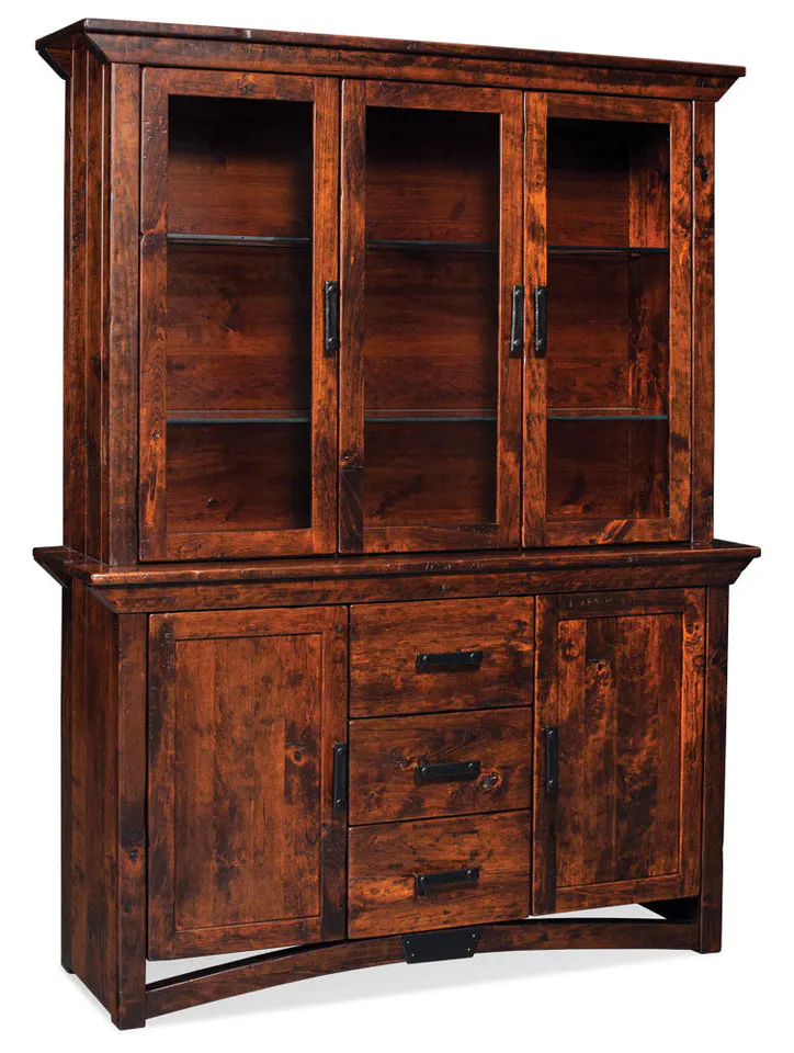 Simply Amish ESTRB-K06/ESTRB-A03A B&O Railroad Trestle Bridge Closed Hutch Simply Amish ESTRB-K06/ESTRB-A03A B&O Railroad Trestle Bridge Closed Hutch