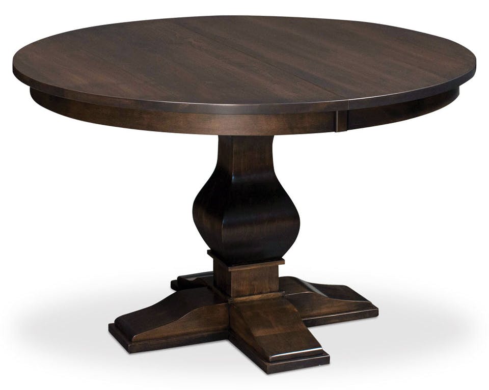 Simply Amish ETCRA-F06D34-2 Crawford Single Pedestal Table Simply Amish ETCRA-F06D34-2 Crawford Single Pedestal Table