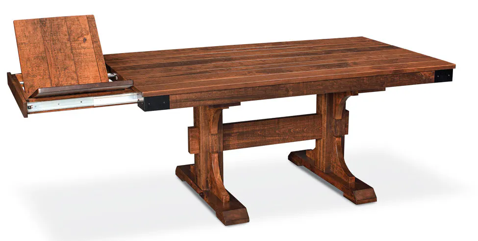 Simply Amish ETMOK-I01D14-S Montauk Trestle II Table Simply Amish ETMOK-I01D14-S Montauk Trestle II Table