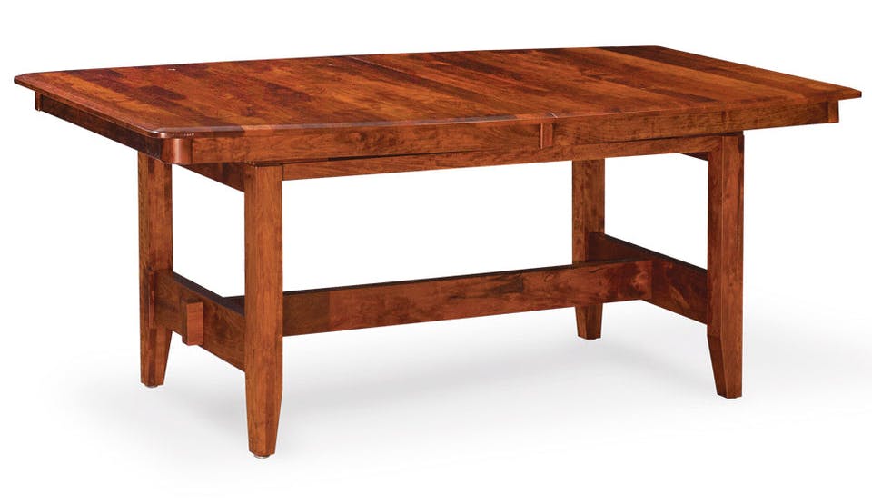Simply Amish ETSHS-H07F44-S Shenandoah Trestle Table, 42" w/ Solid Top Simply Amish ETSHS-H07F44-S Shenandoah Trestle Table, 42" w/ Solid Top