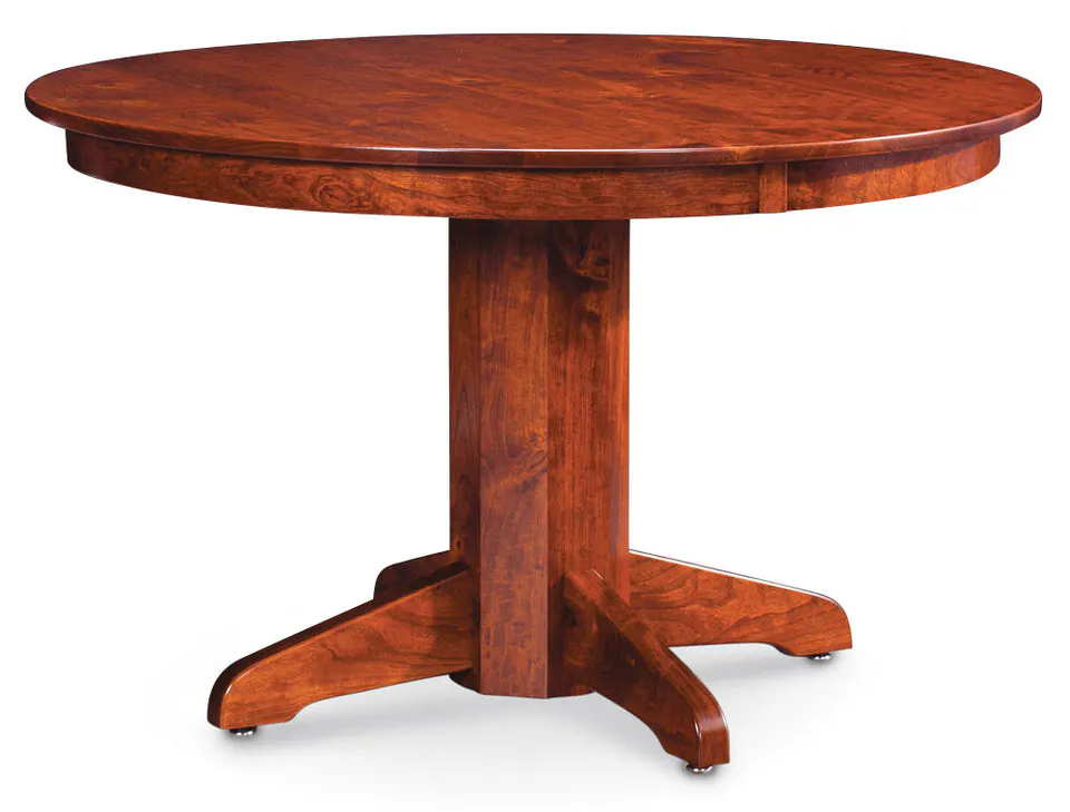 Simply Amish ETSHS-F06D04-L Shenandoah Single Pedestal Table Simply Amish ETSHS-F06D04-L Shenandoah Single Pedestal Table