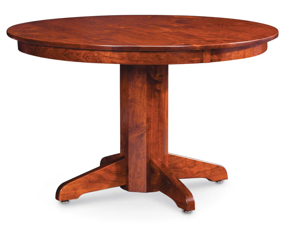 Simply Amish ETSHS-F06D04-L Shenandoah Single Pedestal Table Simply Amish ETSHS-F06D04-L Shenandoah Single Pedestal Table