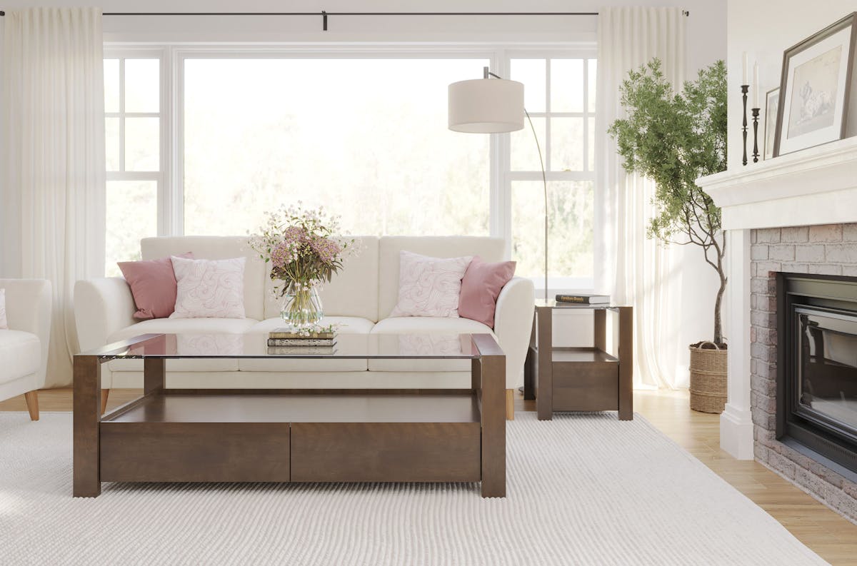 Canadel Living Room ERE02421CL29MTONF Rectangular End Table Canadel Living Room ERE02421CL29MTONF Rectangular End Table