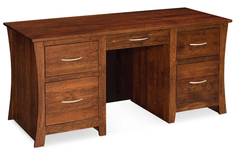 Simply Amish WDGAR-02A1 Garrett Executive Desk, 72" Simply Amish WDGAR-02A1 Garrett Executive Desk, 72"