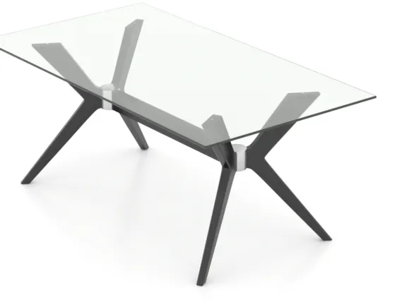 Canadel Casual Dining GRE04072CL05MDPNF Rectangular Glass Table Canadel Casual Dining GRE04072CL05MDPNF Rectangular Glass Table