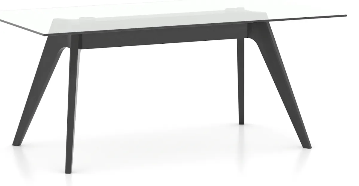 Canadel Casual Dining GRE04072CL05MDQNF Rectangular Glass Table Canadel Casual Dining GRE04072CL05MDQNF Rectangular Glass Table