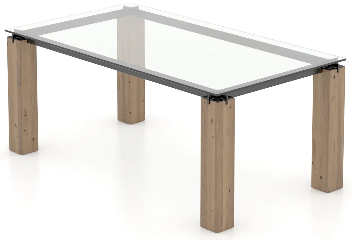 Canadel Casual Dining GRE04072CL25RLENF Rectangular Glass Table Canadel Casual Dining GRE04072CL25RLENF Rectangular Glass Table