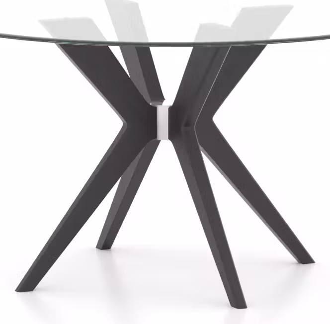 Canadel Casual Dining GRN05454CL05MDPNF Round Glass Table Canadel Casual Dining GRN05454CL05MDPNF Round Glass Table