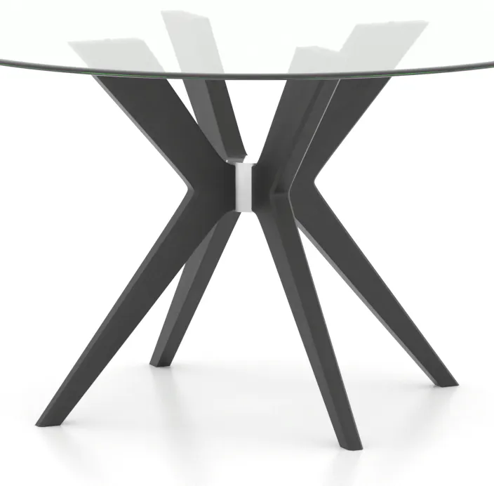 Canadel Casual Dining GRN05454CL05MDPNF Round Glass Table Canadel Casual Dining GRN05454CL05MDPNF Round Glass Table