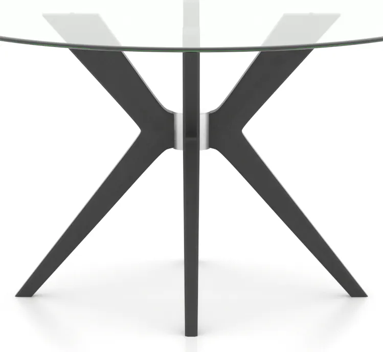 Canadel Casual Dining GRN05454CL05MDPNF Round Glass Table Canadel Casual Dining GRN05454CL05MDPNF Round Glass Table