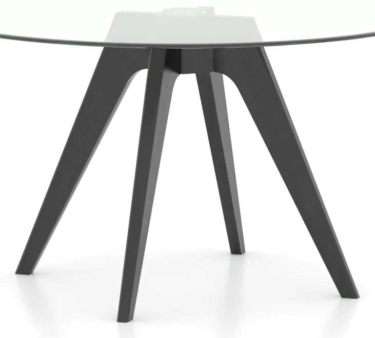 Canadel Casual Dining GRN05454CL05MDQNF Round Glass Table Canadel Casual Dining GRN05454CL05MDQNF Round Glass Table