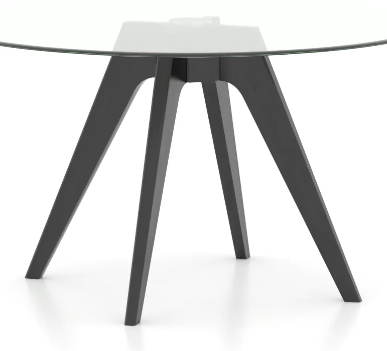 Canadel Casual Dining GRN05454CL05MDQNF Round Glass Table Canadel Casual Dining GRN05454CL05MDQNF Round Glass Table