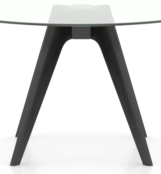 Canadel Casual Dining GRN05454CL05MDQNF Round Glass Table Canadel Casual Dining GRN05454CL05MDQNF Round Glass Table