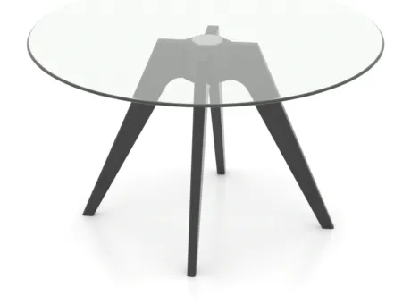 Canadel Casual Dining GRN05454CL05MDQNF Round Glass Table Canadel Casual Dining GRN05454CL05MDQNF Round Glass Table
