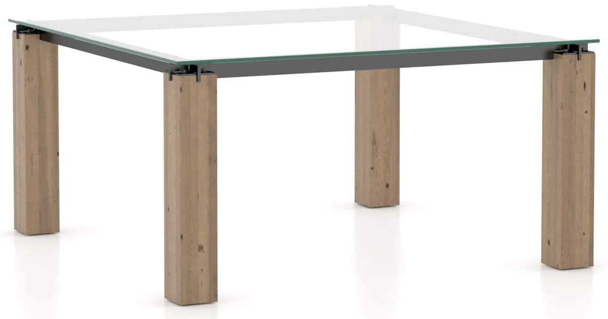 Canadel Casual Dining GSQ06060CL25RLENF Square Glass Table Canadel Casual Dining GSQ06060CL25RLENF Square Glass Table