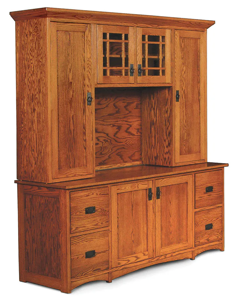 Simply Amish GW2000FC/GW2015HT Prairie Mission File Drawer Credenza, Credenza/Hutch Simply Amish GW2000FC/GW2015HT Prairie Mission File Drawer Credenza, Credenza/Hutch
