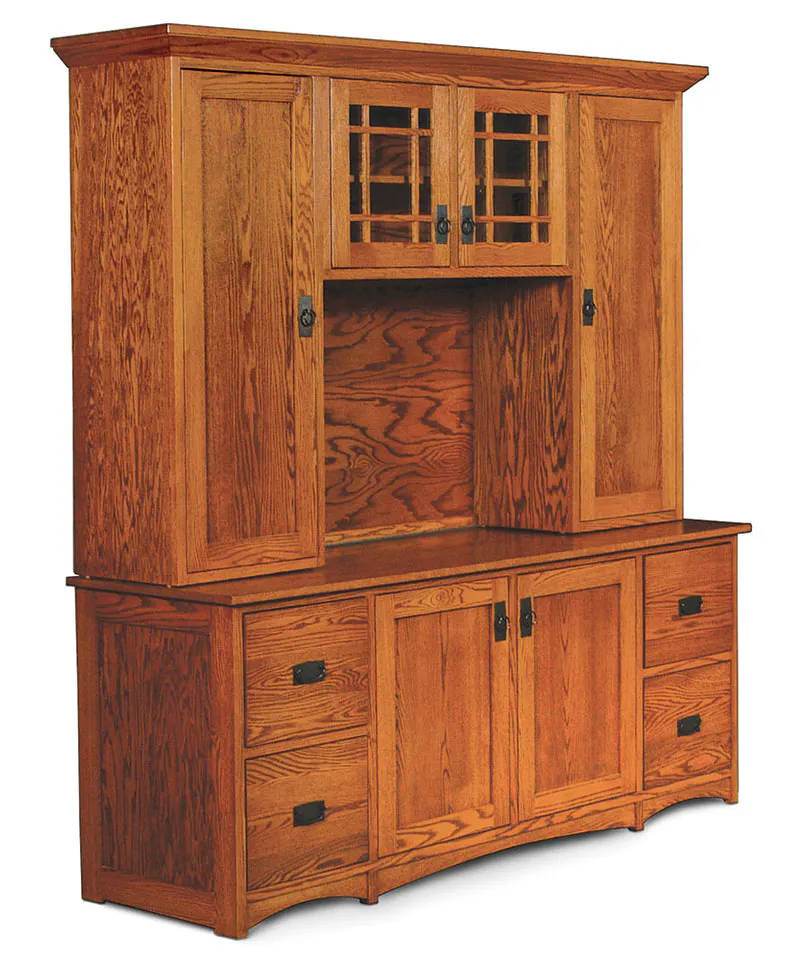 Simply Amish GW2000FC/GW2015HT Prairie Mission File Drawer Credenza, Credenza/Hutch Simply Amish GW2000FC/GW2015HT Prairie Mission File Drawer Credenza, Credenza/Hutch