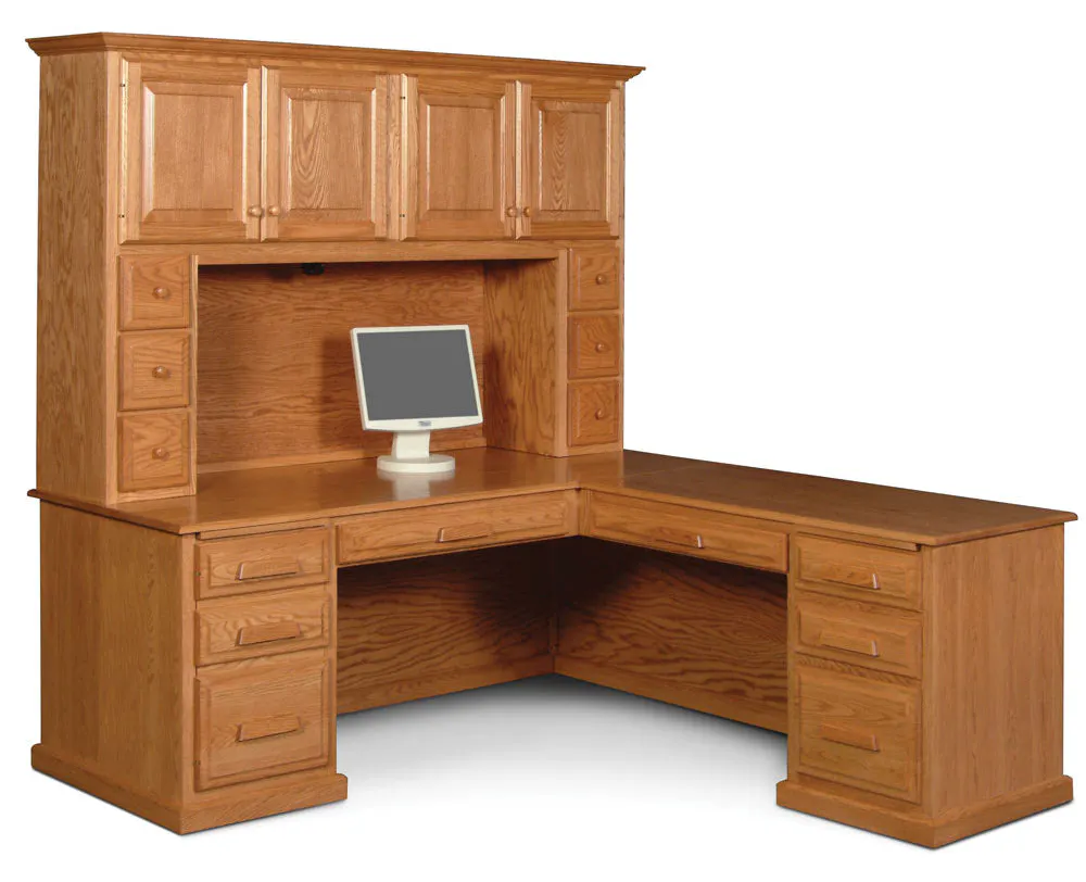 Simply Amish GWCP7578L-L Classic L-Shape Desk Simply Amish GWCP7578L-L Classic L-Shape Desk
