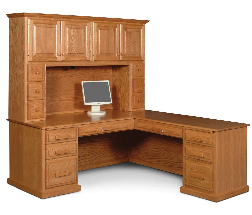 Simply Amish GWCP7578L-L Classic L-Shape Desk Simply Amish GWCP7578L-L Classic L-Shape Desk
