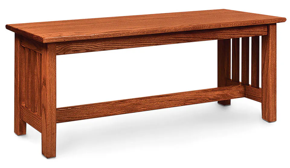 Simply Amish IWMB36-W Mission Bench, 36" Simply Amish IWMB36-W Mission Bench, 36"