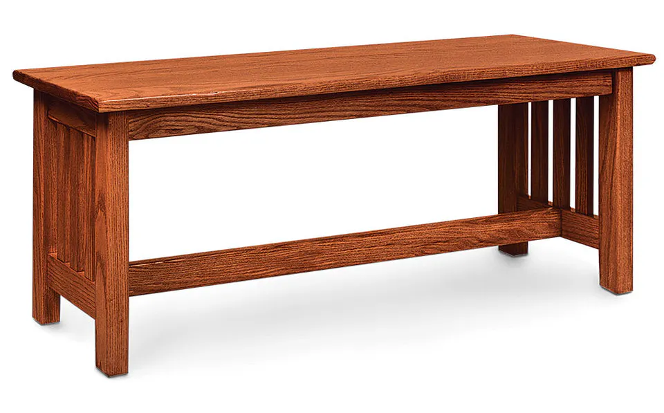 Simply Amish IWMB36-W Mission Bench, 36" Simply Amish IWMB36-W Mission Bench, 36"