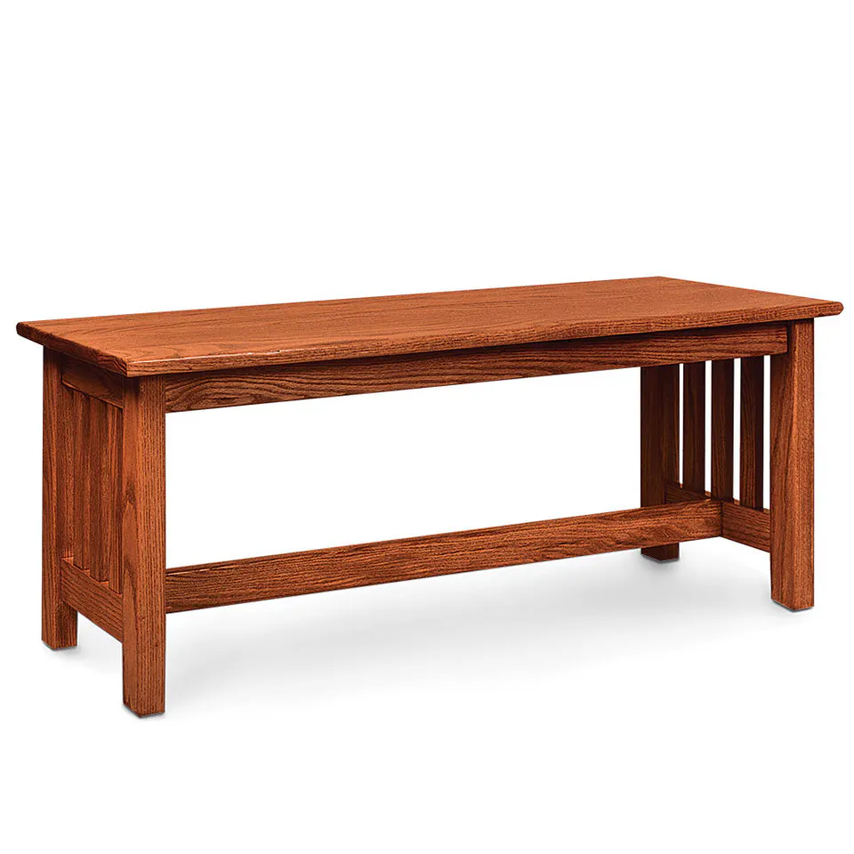 Simply Amish ECMIS-12E-L Mission Dining Bench, 80″w