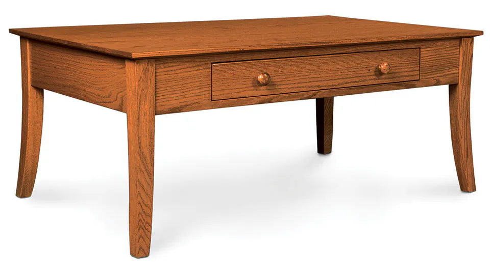Simply Amish JFCSCT Loft Leg 1-Drawer Coffee Table, 44" Simply Amish JFCSCT Loft Leg 1-Drawer Coffee Table, 44"