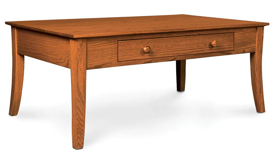 Simply Amish JFCSCT Loft Leg 1-Drawer Coffee Table, 44" Simply Amish JFCSCT Loft Leg 1-Drawer Coffee Table, 44"