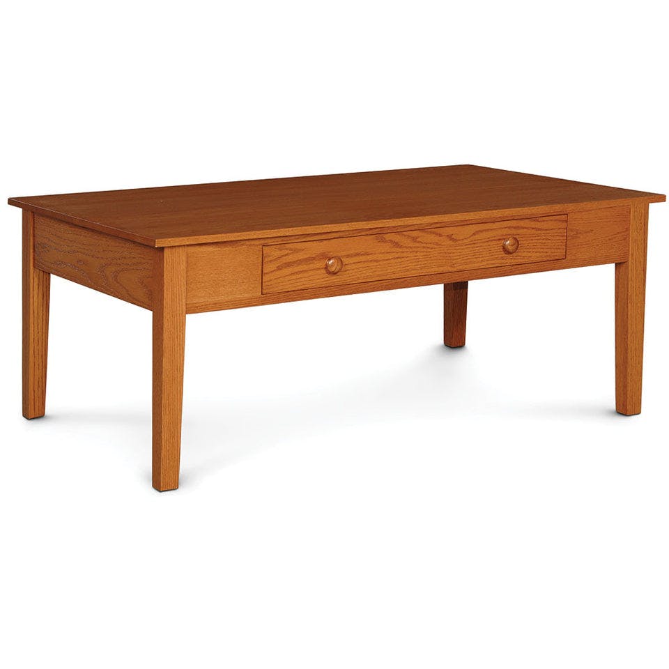 Simply Amish JFSC2644-LT Shaker 1-Drawer Coffee Table, Lift Top