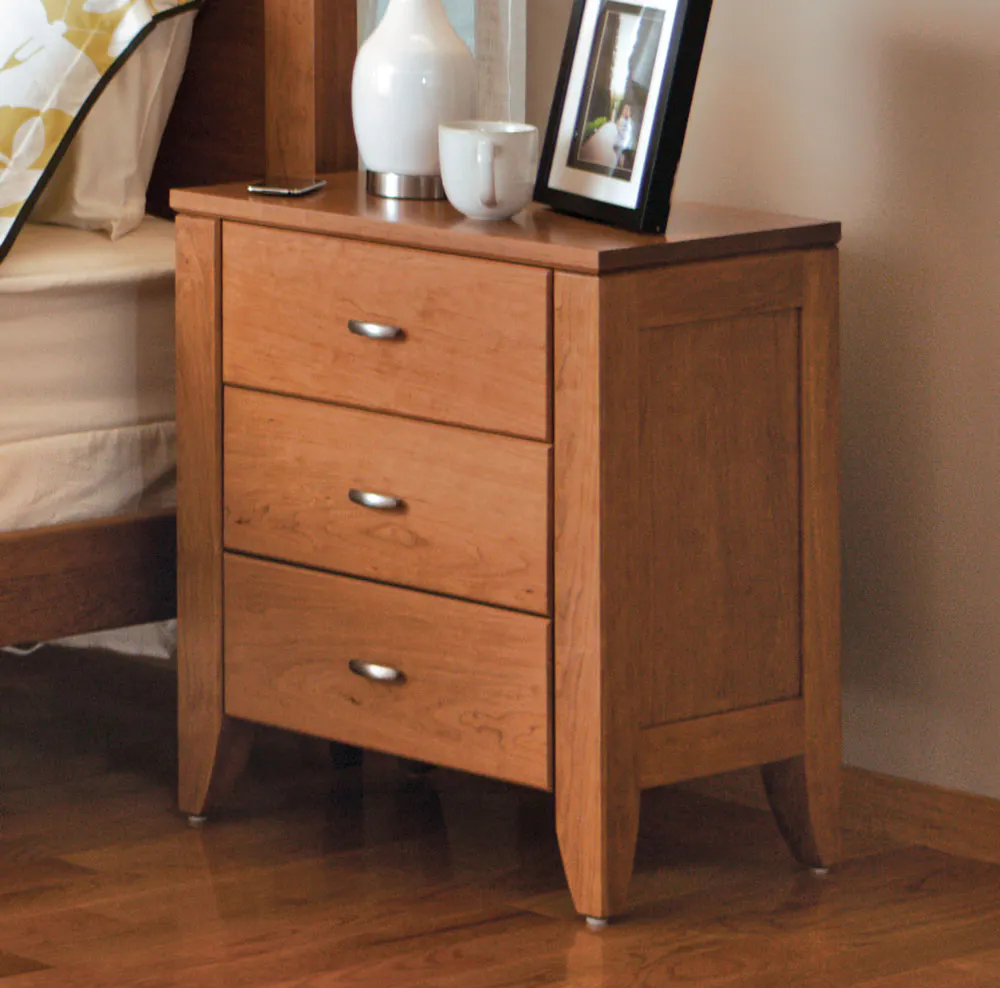 Simply Amish MEJ19BC Justine Nightstand with Drawers Simply Amish MEJ19BC Justine Nightstand with Drawers