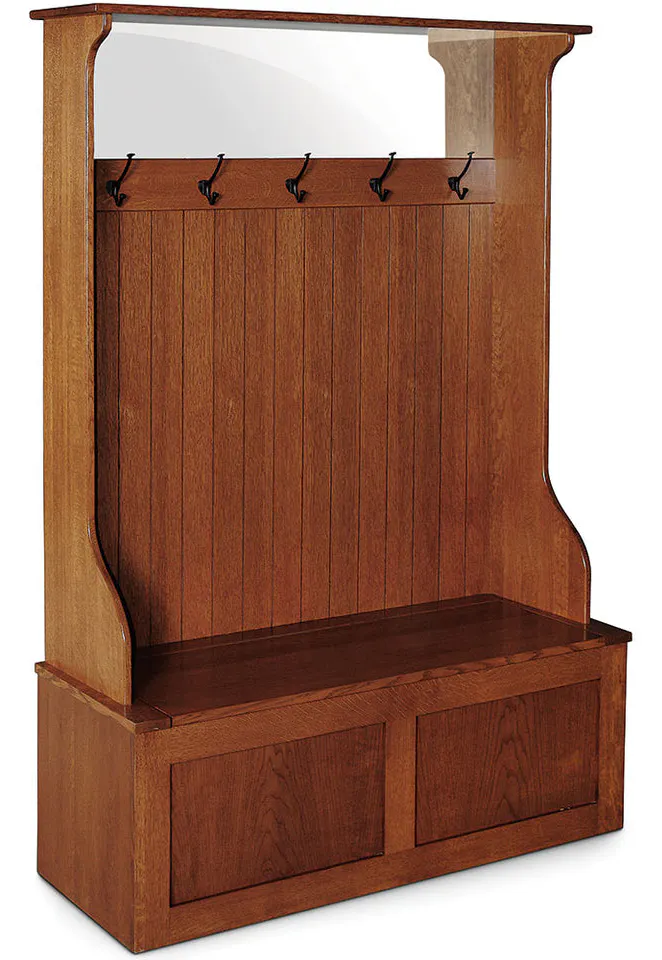 Simply Amish KAHB48F Mission Hall Bench, 48.5" Simply Amish KAHB48F Mission Hall Bench, 48.5"