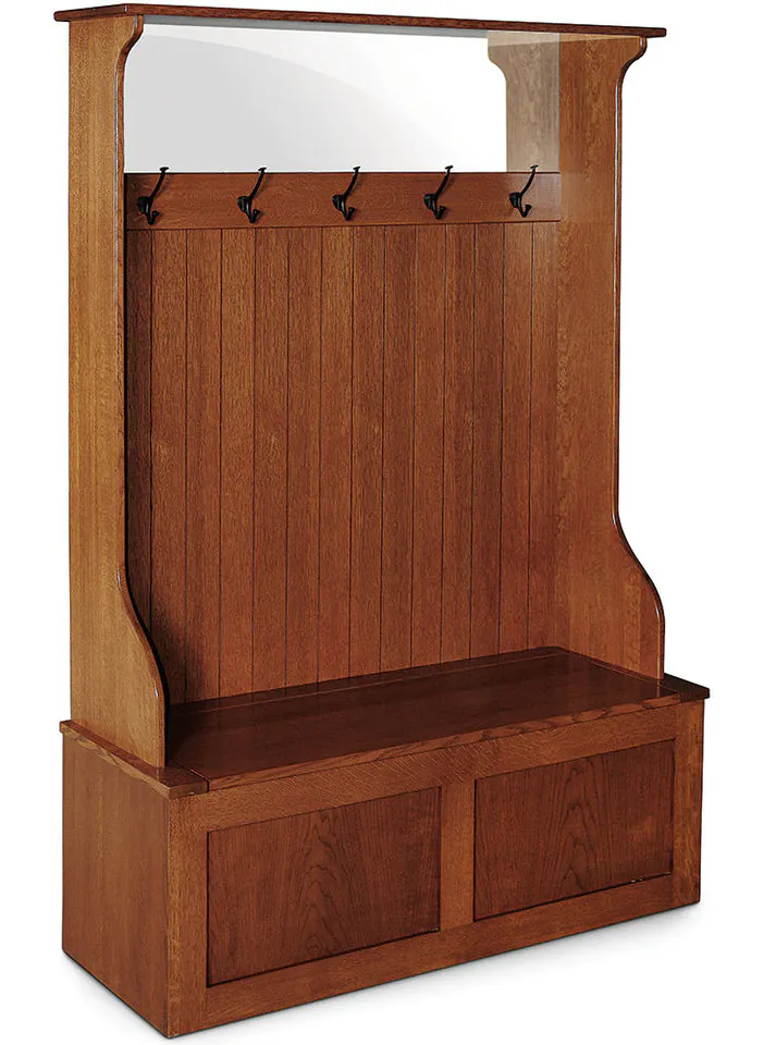 Simply Amish KAHB48F Mission Hall Bench, 48.5" Simply Amish KAHB48F Mission Hall Bench, 48.5"