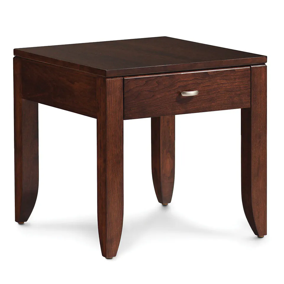 Simply Amish KAJE Justine End Table, 24″