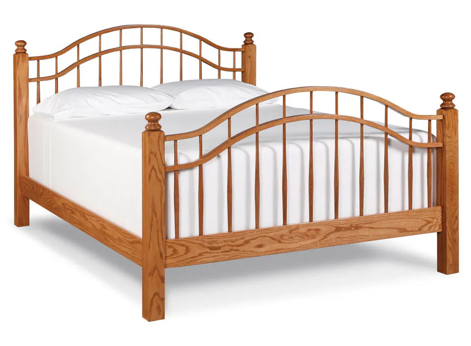 Simply Amish SBDBB-10B1 Classic Double Bow CA King Bed Simply Amish SBDBB-10B1 Classic Double Bow CA King Bed