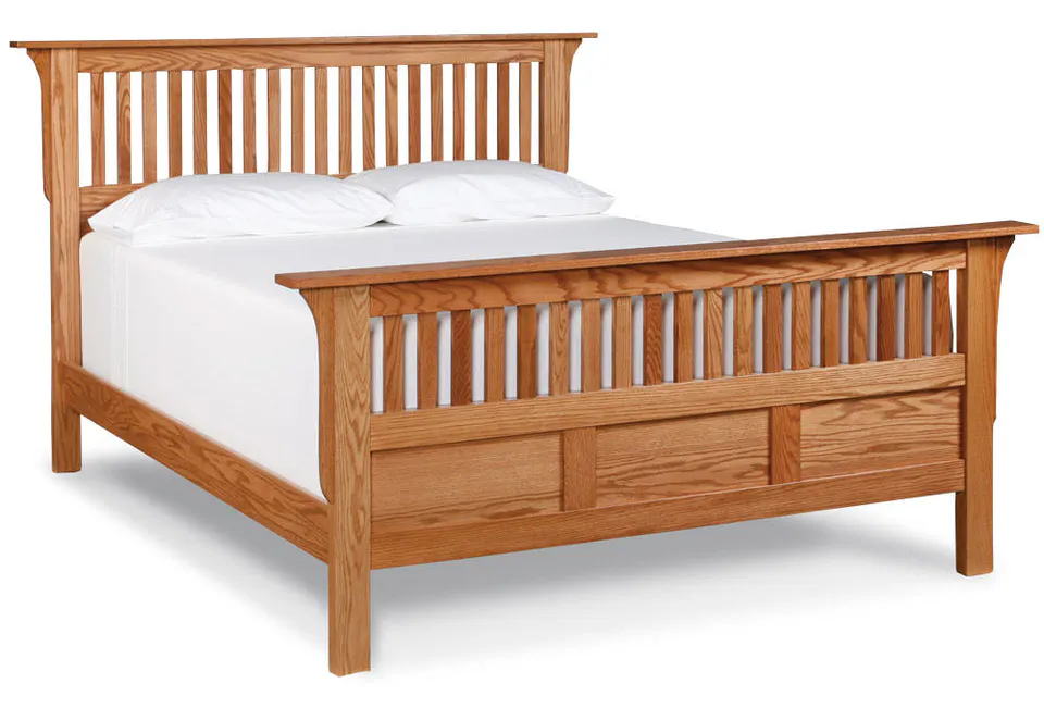 Simply Amish SBMIS-05B5 Mission Twin Paneled Slat Bed Simply Amish SBMIS-05B5 Mission Twin Paneled Slat Bed