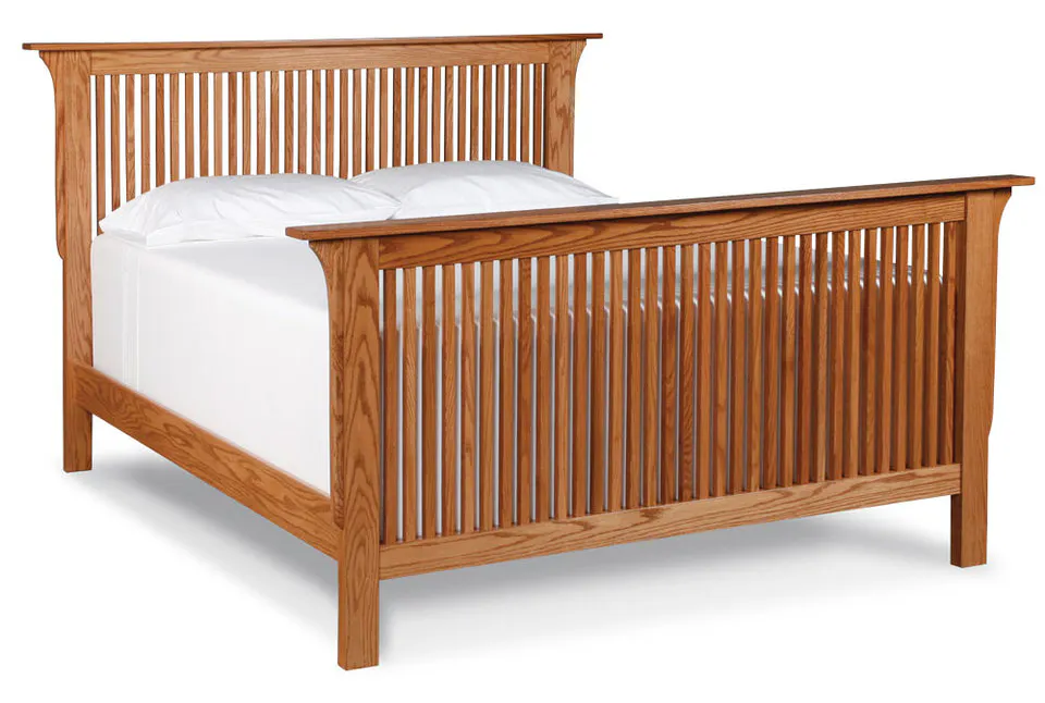 Simply Amish SBPMS-10B1 Prairie CA King Mission Slat Bed Simply Amish SBPMS-10B1 Prairie CA King Mission Slat Bed