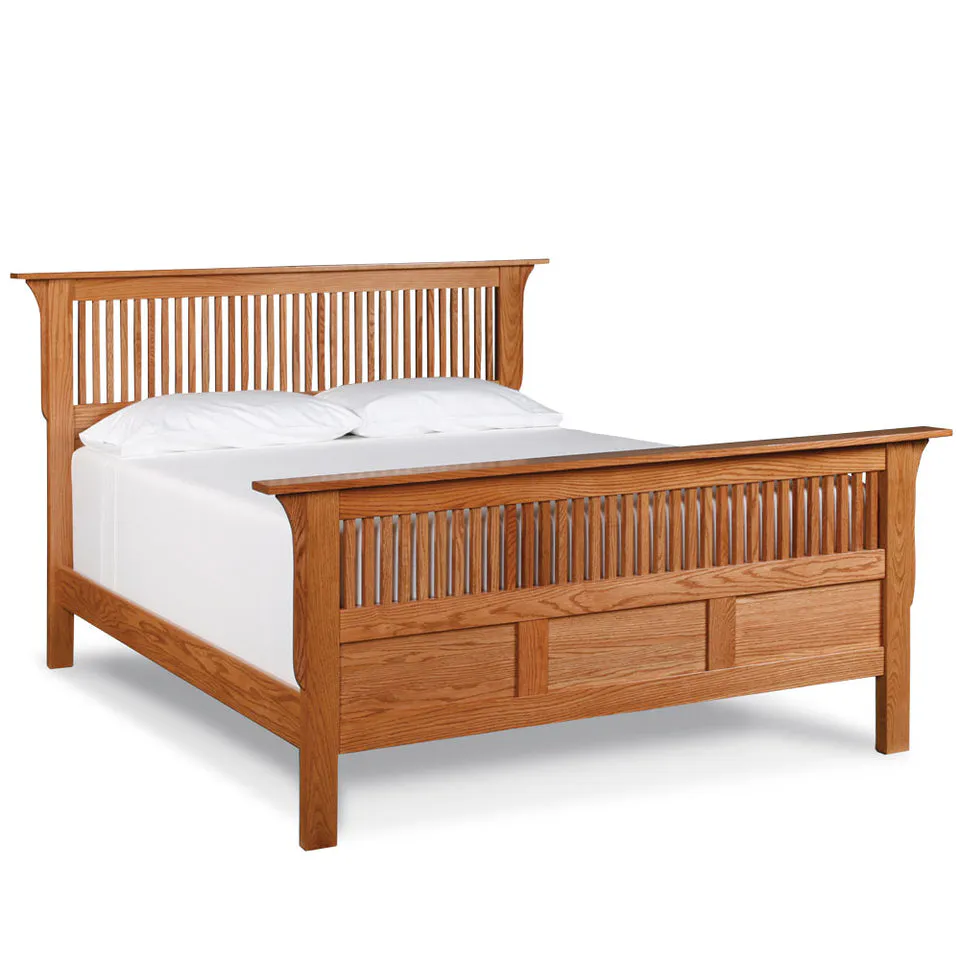 Simply Amish SBPMS-05B5 Prairie Mission Twin Paneled Slat Bed