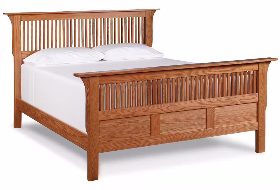 Simply Amish SBPMS-05B5 Prairie Mission Twin Paneled Slat Bed Simply Amish SBPMS-05B5 Prairie Mission Twin Paneled Slat Bed