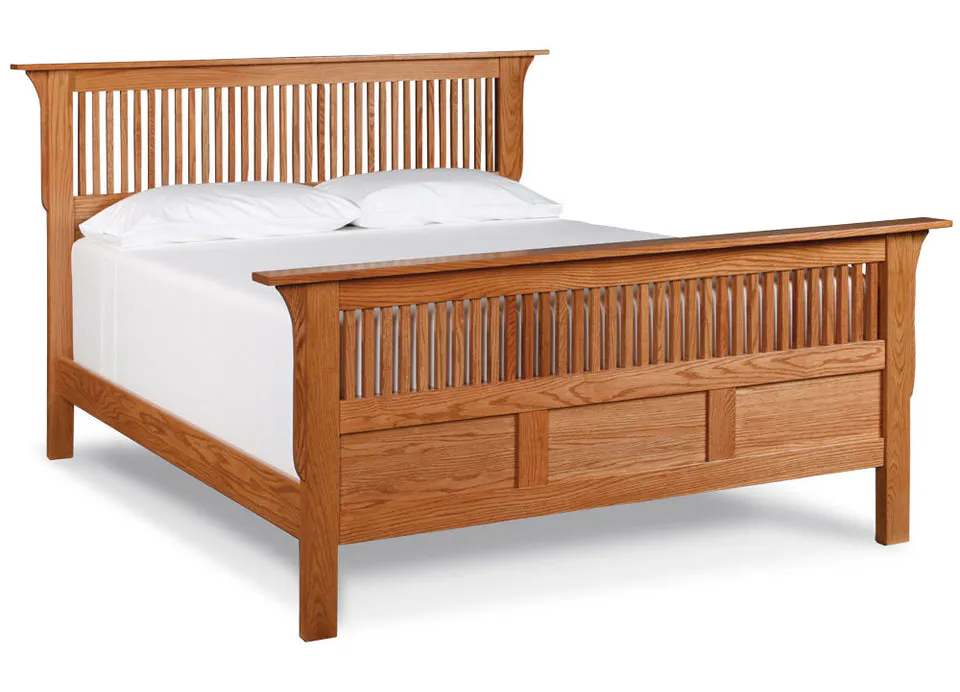 Simply Amish SBPMS-05B5 Prairie Mission Twin Paneled Slat Bed Simply Amish SBPMS-05B5 Prairie Mission Twin Paneled Slat Bed