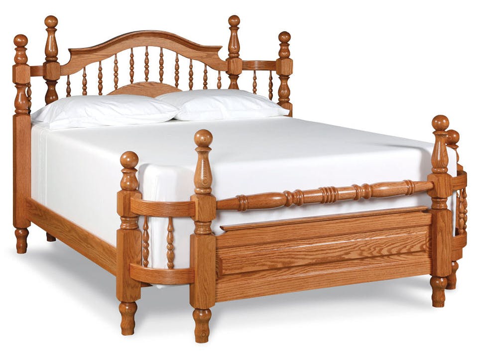 Simply Amish SBSPW-13B4 Classic Spindle Wrap-Around Full Bed Simply Amish SBSPW-13B4 Classic Spindle Wrap-Around Full Bed