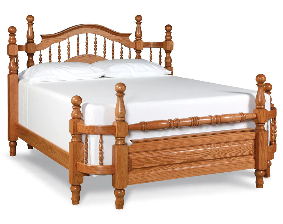 Simply Amish SBSPW-13B4 Classic Spindle Wrap-Around Full Bed Simply Amish SBSPW-13B4 Classic Spindle Wrap-Around Full Bed