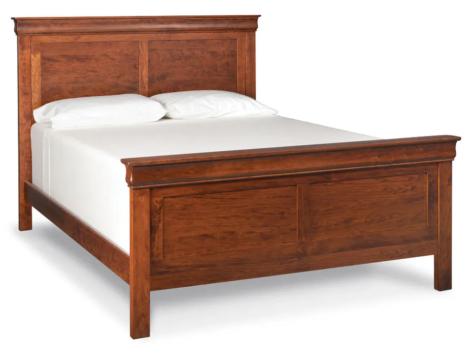 Simply Amish SBLPP-05B1 Louis Philippe CA King Panel Bed Simply Amish SBLPP-05B1 Louis Philippe CA King Panel Bed